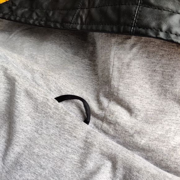 *SOLD* Zara black leather jacket - Picture 4 of 4